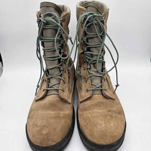 Belleville Military Combat Fly Boots Mens Size 11 Wide Sage Suede FAFTW Tactical
